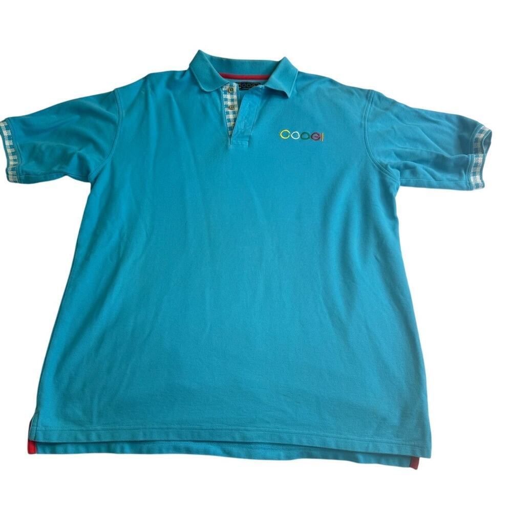 COOGI Mens Blue Polo Shirt
